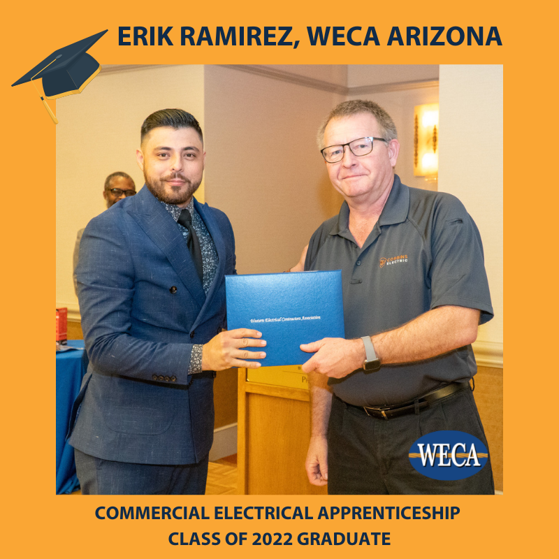 Erik Ramirez, WECA Arizona Commercial Electrical Grad