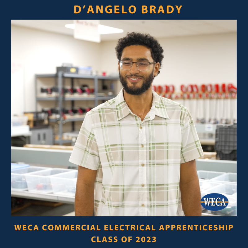 Grad Spotlight: D'Angelo Brady, WECA Class of 2023 Grad Spotlight: D'Angelo Brady, WECA Class of 2023