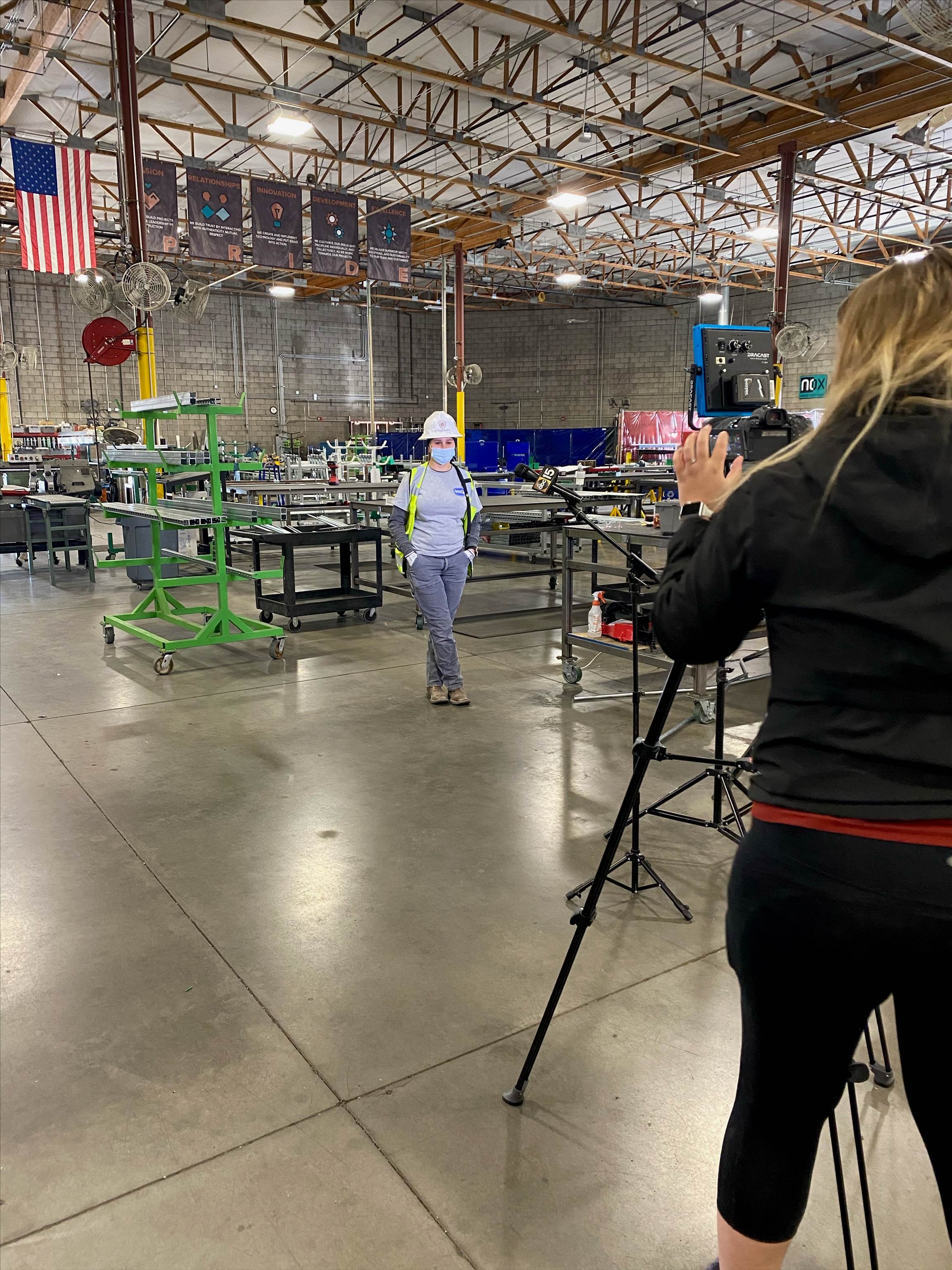 WECA Apprentice Laura Varela Gets Interviewed by ABC15 in Phoenix