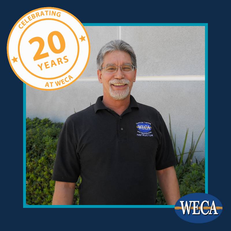 Rick Labon of WECA, 20th Anniversary of Employment with the Association Rick Labon of WECA, 20th Anniversary of Employment with the Association
