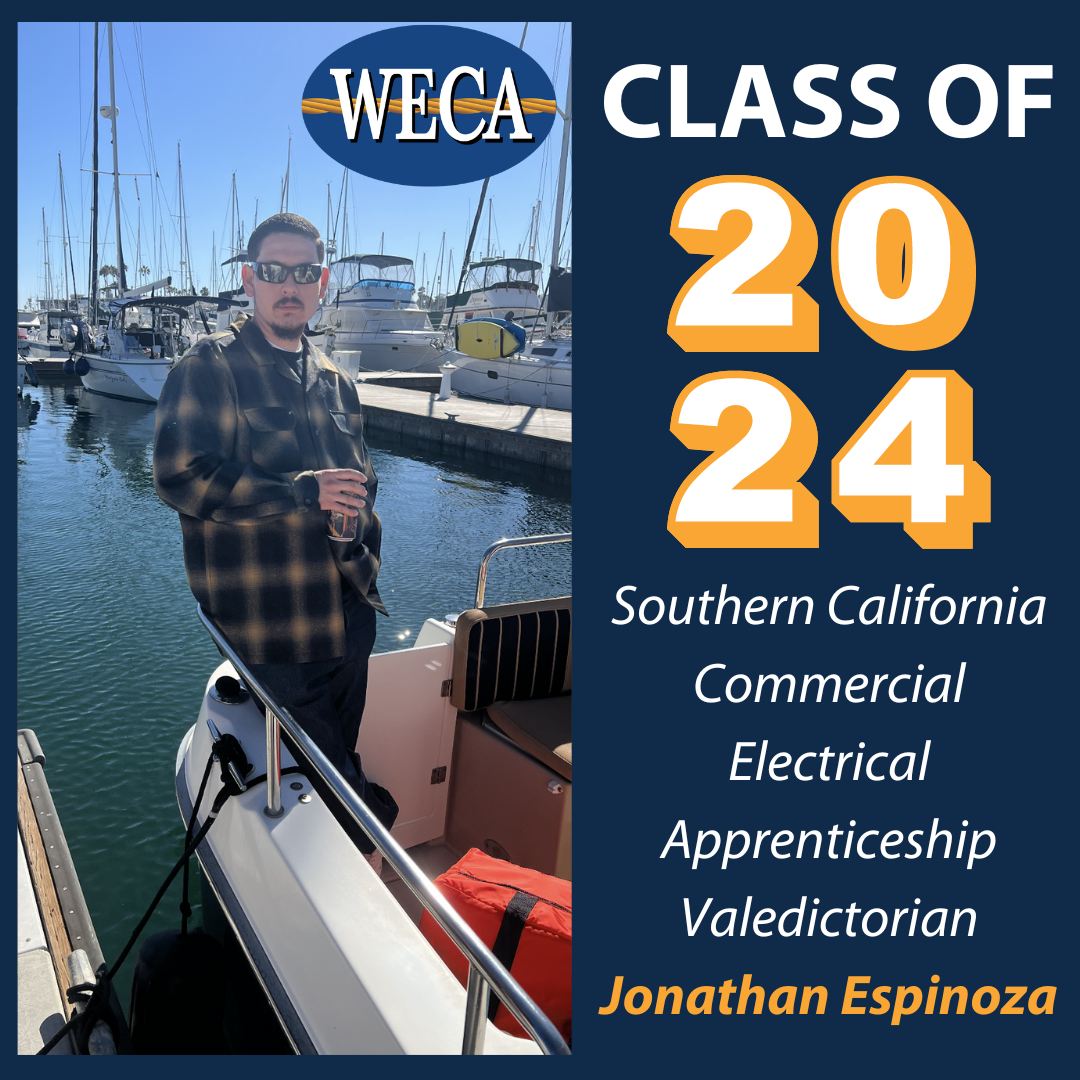 Jonathan Espinoza WECA Grad Jonathan Espinoza WECA Grad