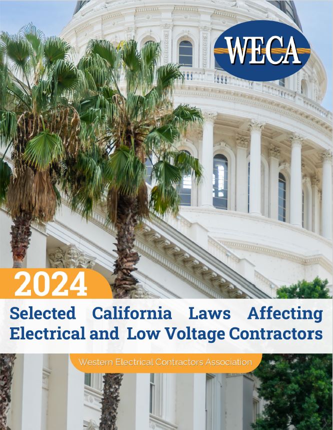 WECA 2024 Selected Business Laws California Cover